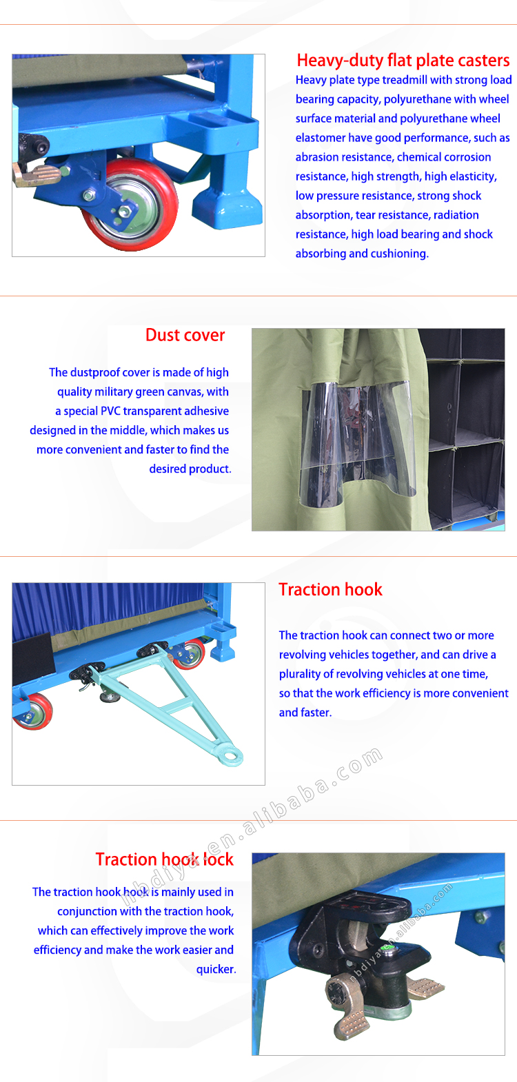 Storage rack Auto parts turnover car for handling materials