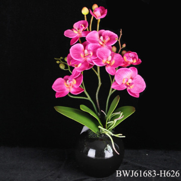 High Quality Real Touch Potted Artificial Orchids, Artificial Flowers