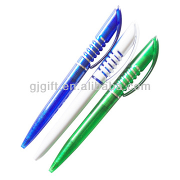 2015 customized logo printed wholesale bulk plastic pens