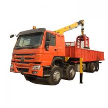 16ton Sinotruk howo 8x4 truck with crane cargo