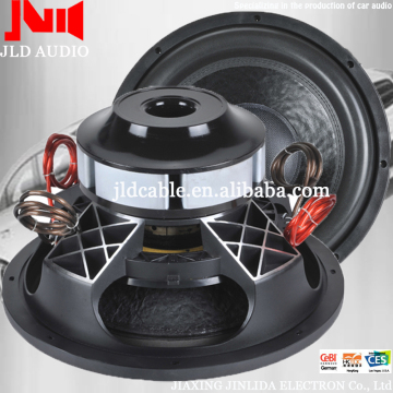 Best powered 2500W/5000W car subwoofer Neo motor magnet 12" car subwoofer