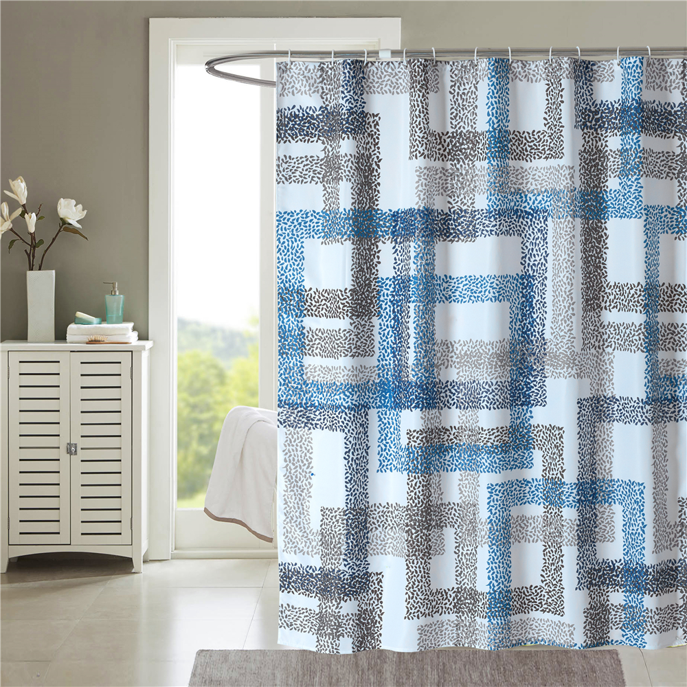 Mildew Resistant Fabric Shower Curtain Liner Waterproof hotel bathroom curtainl wholesale shower curtain 72x72