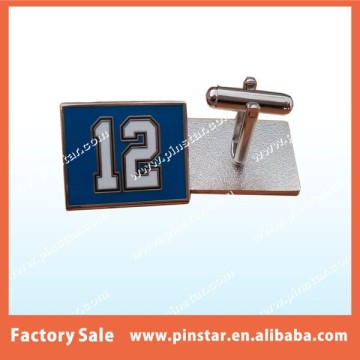 Wholesales Customized Mental Square Letter 12 Cufflink Manufacturer China