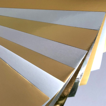 PET-Aluminum Coated Paper and Metallic Film Paper Boards (250gsm-450gsm)