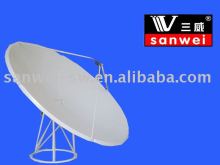 c band prime focus 180cm satellite antenna