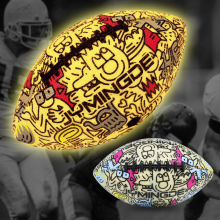 Customized Glow in the Dark American Football