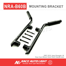 Stainless steel 07-16 Jeep Wrangler JK Sport 4DR Black Grab Bars Rear Grab Handle Bars