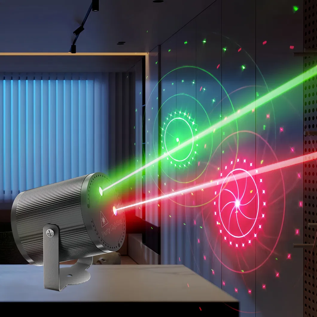 High-Power Laser Light with Sound Control for Events