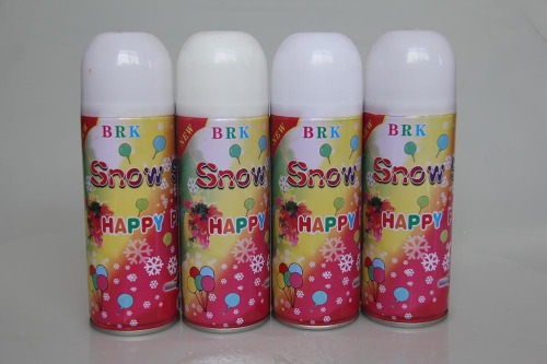 45g Red Design Happy Decorative Snow Spray