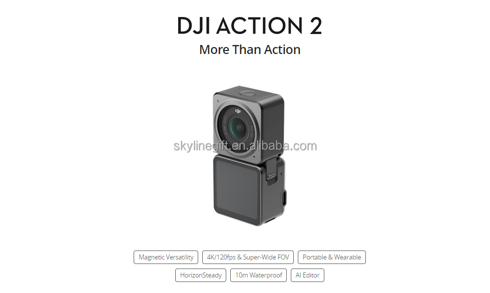 DJI New Action Camera DJI Action 2 Power Combo