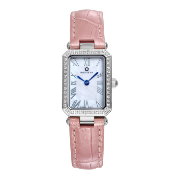 Ladies fashion square two hands wrist watches