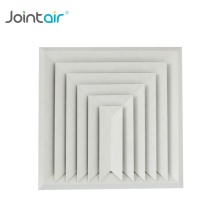 Bevel Face 3-Way Square Ceiling Air Diffuser
