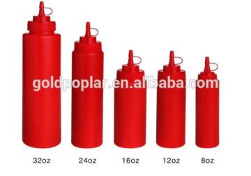 plastic mustard sauce squeeze dispenser bottle