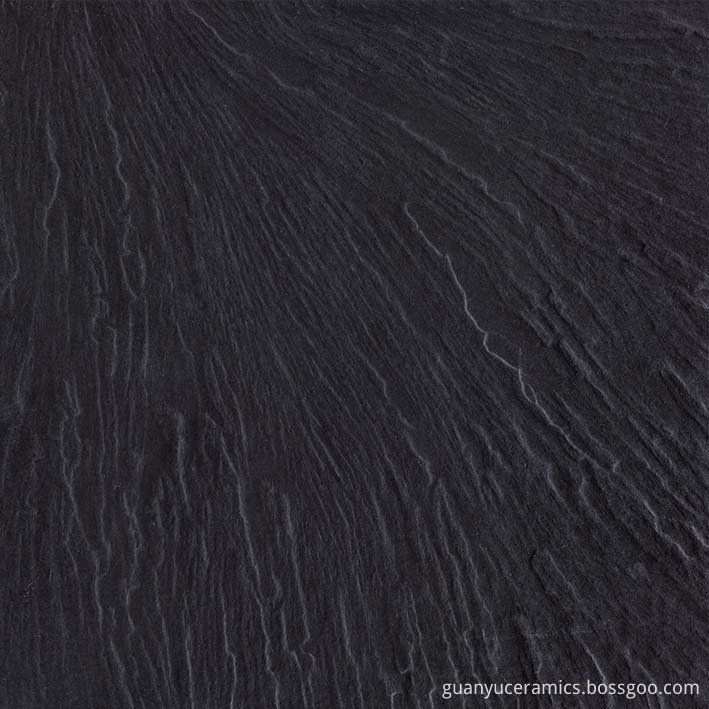 Black Rock Surface Porcelain Rustic Tile