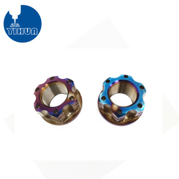 TC4 TITANIUM RAINBOW Kolor M18x1.5 Orzechy