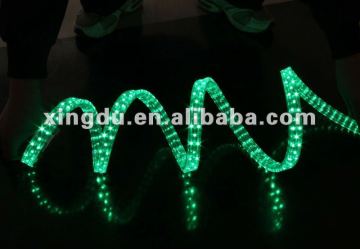 led rope light Duralight Flat 4wire flat rope light 110V green