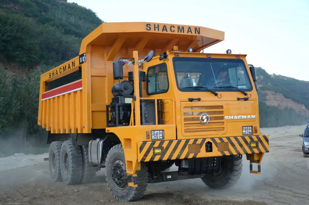 60 80 90 Ton Shacman Tongli Dump Hoist Trucks Site Dumpers Truck for Mining