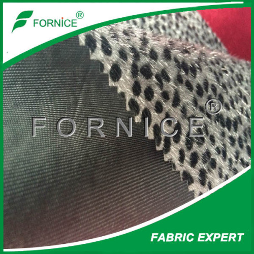 flocking artificial fake fur fabric