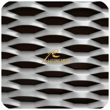 Metal Building Mesh/ Expanded Metal Mesh/ Exterior Decorative Metal Mesh Panel