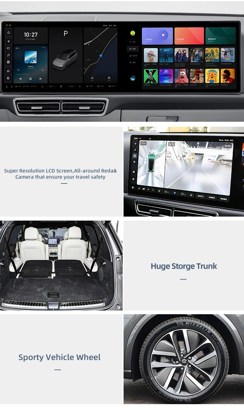 Made in China 2023 Li L9 Electric Cars New Energy Vehicles Pure Battery Automobiles Electro Car SUV High Speed Cheap New Car for Sale