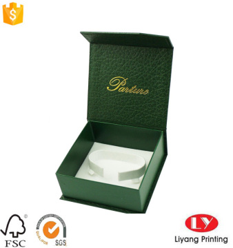 Rigid cardboard box with c-clip for bangle