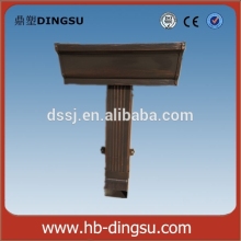 Factory Coffee aluminum rainwater gutters/PVC Rain Gutter and Fittings/gutter system(factory)