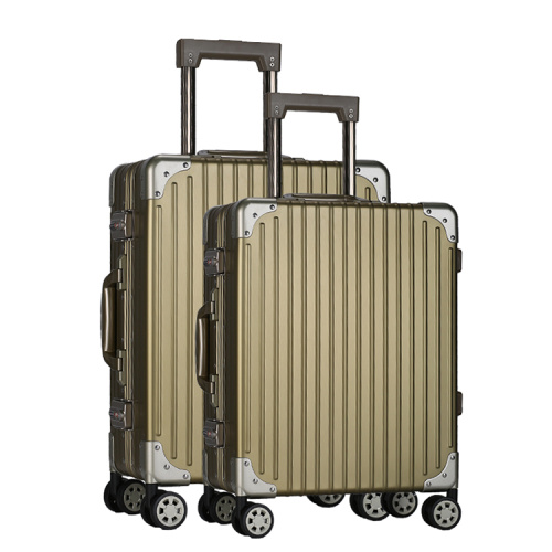 hard shell aluminum suitcase luggage with various colours