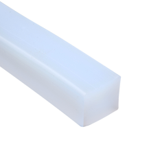 shock-absorbing flat strip translucent silicone solid strip
