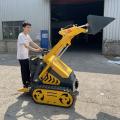 Mini Wheel Skid Theer Loader Farm Feed Loader