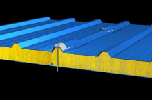 glass wool sandwich panel roof
