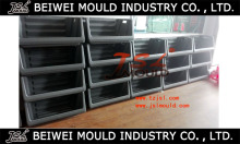 Injection plastic shelf bin mould
