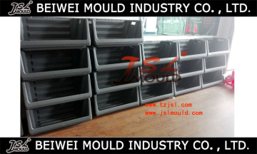 Injection plastic shelf bin mould