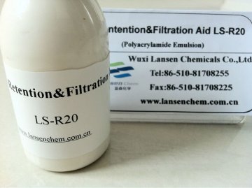 Retention & Filtration Aid LS-R20(Polyacrylamide Emulsion) paper usage