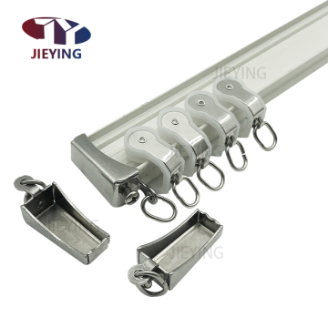 Jieying Factory Wholesale Zinc Alloy Curtain Rail Accessories End Cap