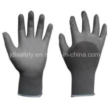 Nylon Work Glove with Knuckle Dipped PU (PN8009)