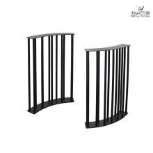 Modern rectangular metal dining table legs