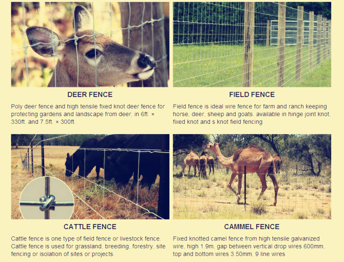 Deer fence