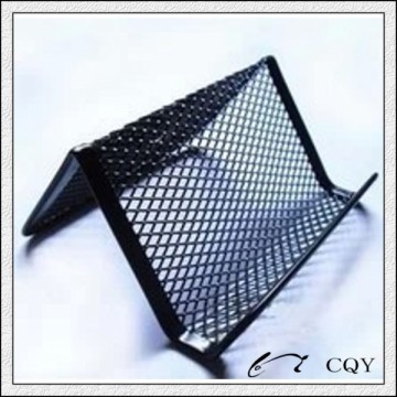 mesh business card stand