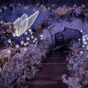 Nordic Butterfly Shape Floor Lamp for Living Room Wedding Decoration