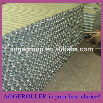 carbon steel galvanized hexagonal axis conveyor roller