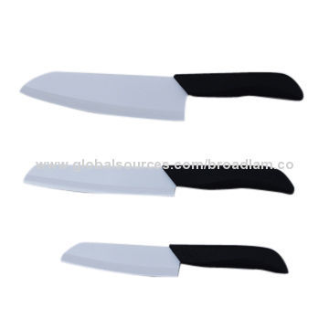 Extremely Sharp Never Rusts Santoku Knife, Ceramic, Sushi