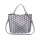 New designer wholesale price women casual tote custom handbag fashion matte geometric shoulder bags