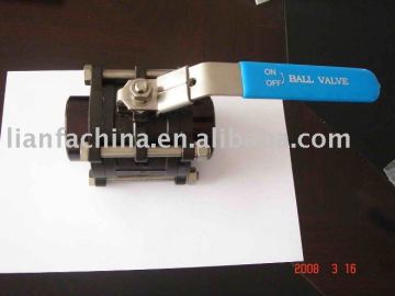 Carbon steel 3PC ball valves