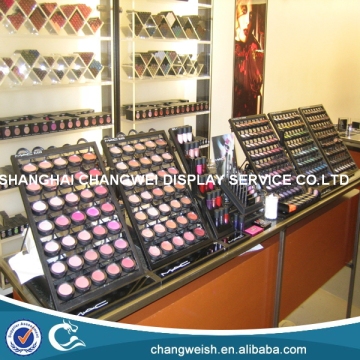 makeup counter display,counter display stand