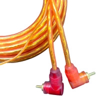 Transparent Subwoofer RCA Cable 5m - Made in China Factory