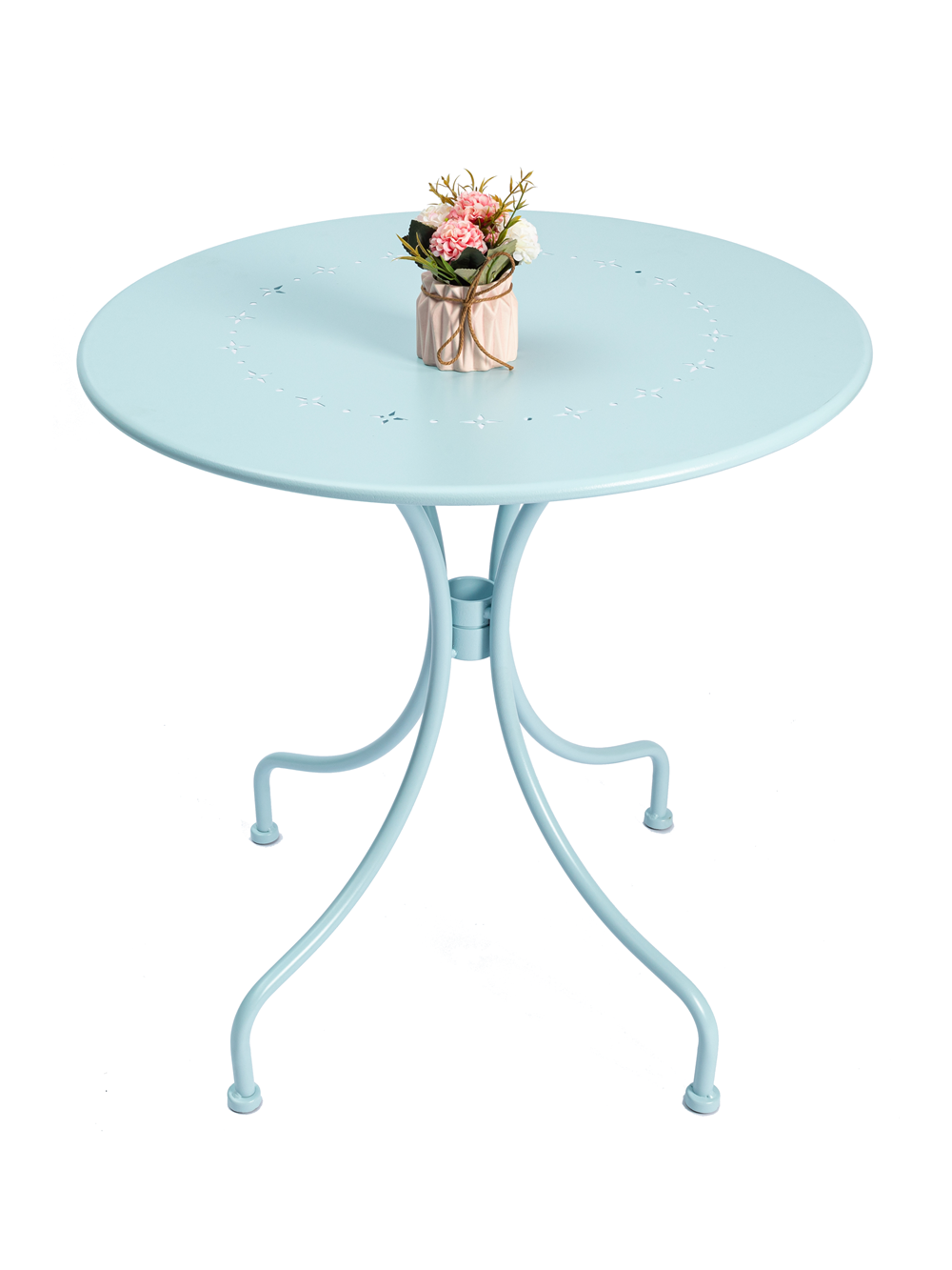 Outdoor Metal Crafted Round Table