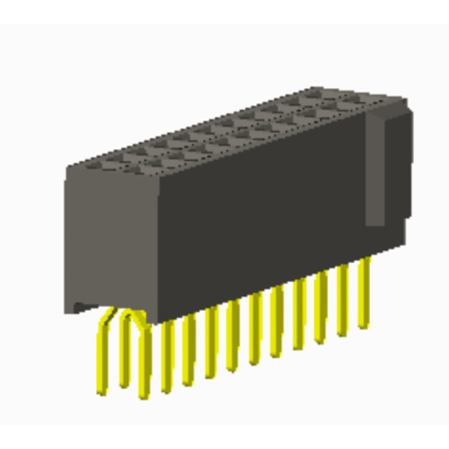 1.27mm Pitch Kadın Başlık Çift Sıra Bağlayıcı