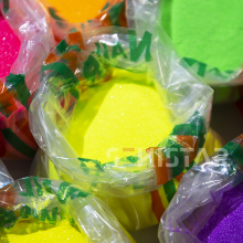 Biodegradable Glitter: Eco-Friendly Fluorescent Candy Colors in Fine Dust Form - Made from Sustainable Polyester