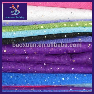 100% polyester colorful cheap sequin fabric