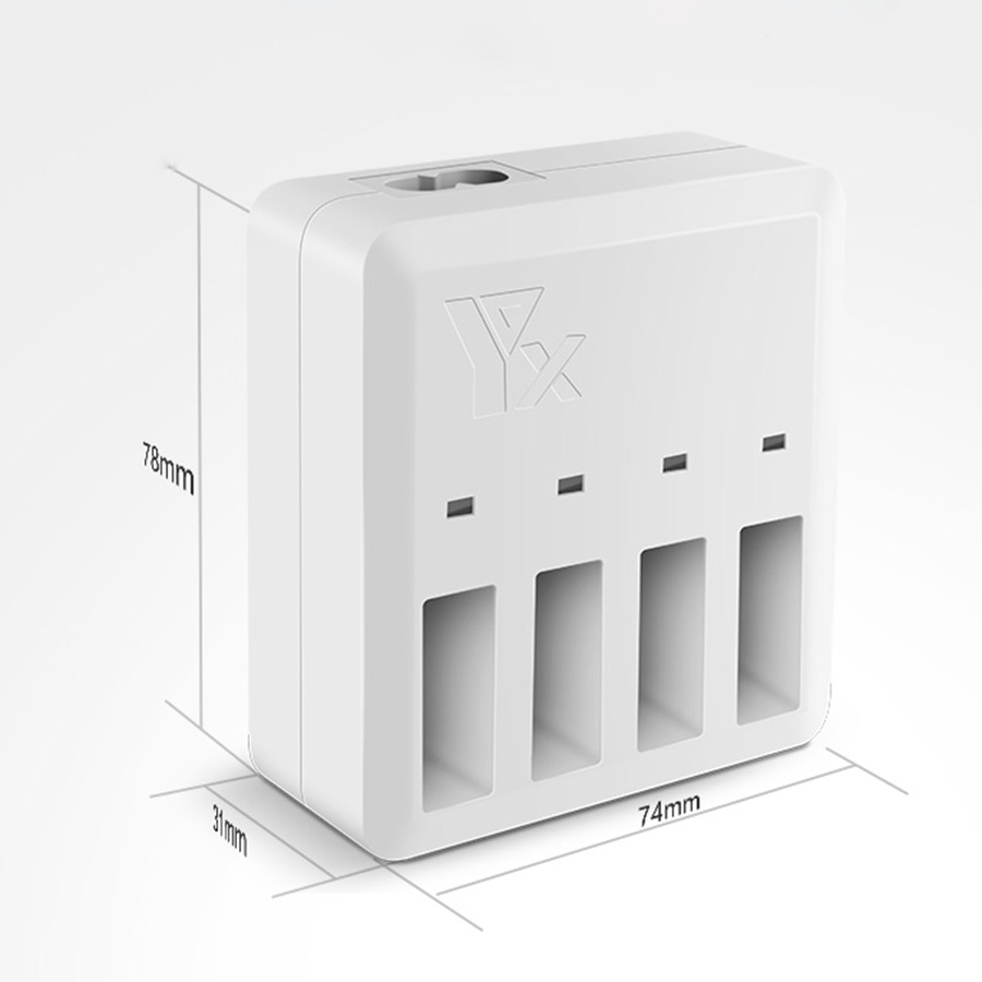 Tello parts Charger 4in1 Multi Battery Charging Hub for DJI TELLO Drone Intelligent Flight Battery Quick Charging US/EU Plug